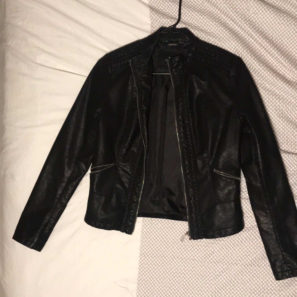 Black pleather jacket